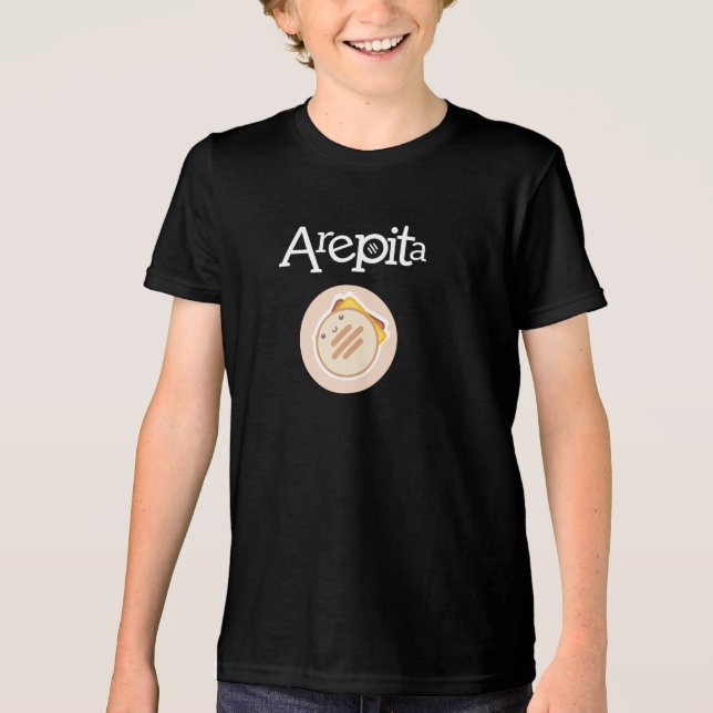 Camiseta Triblenda Arepita tee kids (Anverso)