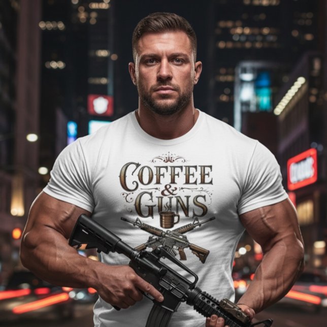 Camiseta Triblenda Armas y Café (Subido por el creador)