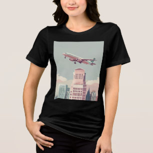 Camiseta Triblenda Armonía de viajes y negocios - Sofisticado logotip
