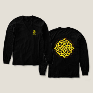 Camiseta Triblenda Armonía infinita: Arte de símbolo sagrado de Manda