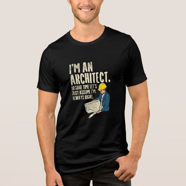 Camiseta Triblenda Arquitecto - Soy arquitecto (Anverso)