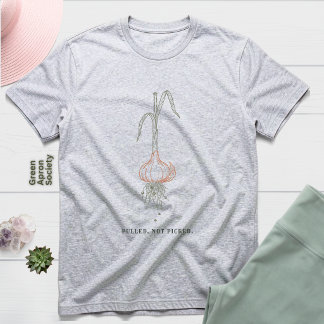 Camiseta Triblenda Arrancado, No Elegido | Cosecha de Ajo Botánico