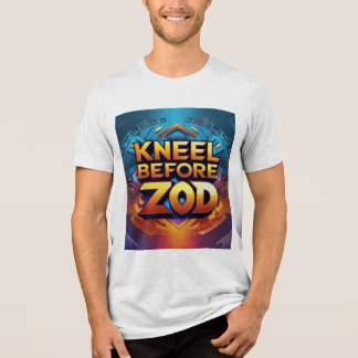 Camiseta Triblenda arrodillarse antes de Zod - Tee de comando icónico