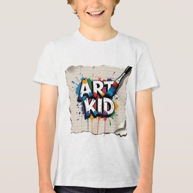 Camiseta Triblenda Art Class  for Sketchbook Rebels & Art Teachers (Anverso)
