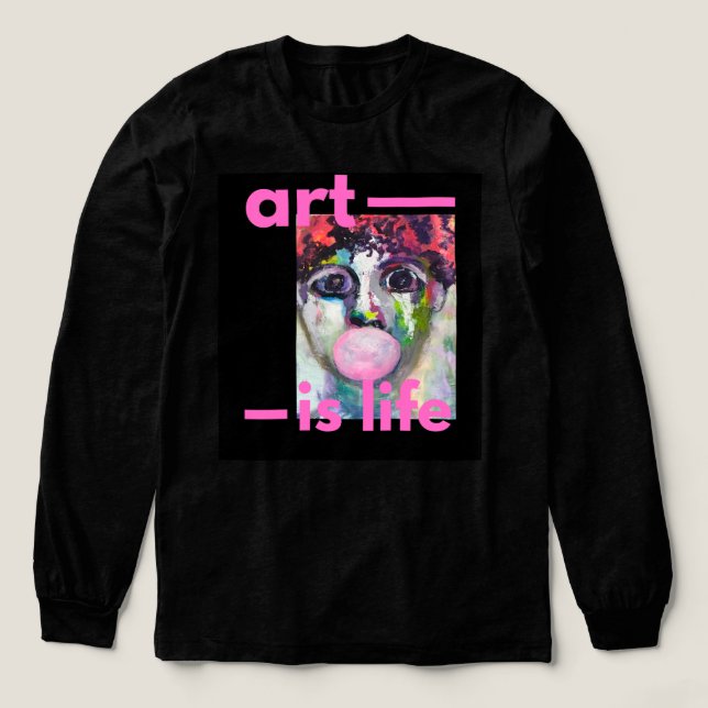 CAMISETA TRIBLENDA ART IS LIFE - ART T SHIRT (Diseño traserp)