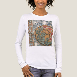 Camiseta Triblenda Art nouveau Cyclamen floral Eugenio Grasset elegan