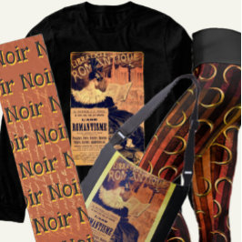 Camiseta Triblenda Art nouveau librairie romantique gothic grasset 