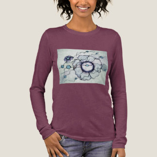 Camiseta Triblenda Arte abstracto neurográfico Flor | Dibujo de línea