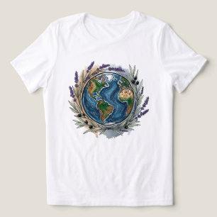 Camiseta Triblenda Arte acuático de la paz mundial