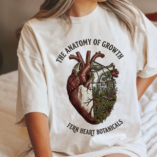 Camiseta Triblenda Arte botánico de invernadero de planta de corazón 