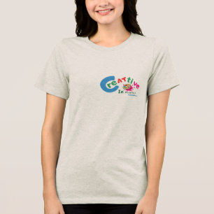 Camiseta Triblenda Arte Creativo en Progreso Colorido