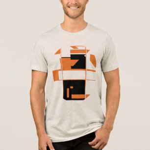 Camiseta Triblenda Arte de abstracto geométrico inspirado en MCM-nara