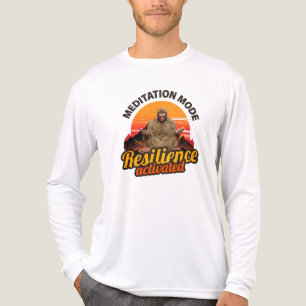 Camiseta Triblenda Arte de Bigfoot con Modo de Meditación Resiliencia