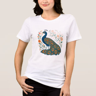 Camiseta Triblenda Arte de camión de pavo real
