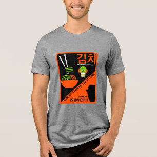 Camiseta Triblenda Arte de cocina kimchi coreana
