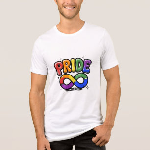 Camiseta Triblenda Arte de corazón de arcoíris de orgullo
