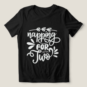 Camiseta Triblenda Arte de dos palabras durmiendo lindo Mamá-en-esper