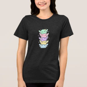 Camiseta Triblenda Arte de fantasía de helado de hada linda