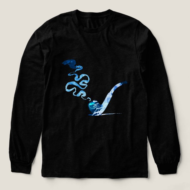 Camiseta Triblenda Arte de fumar en pipa 2 (Diseño traserp)