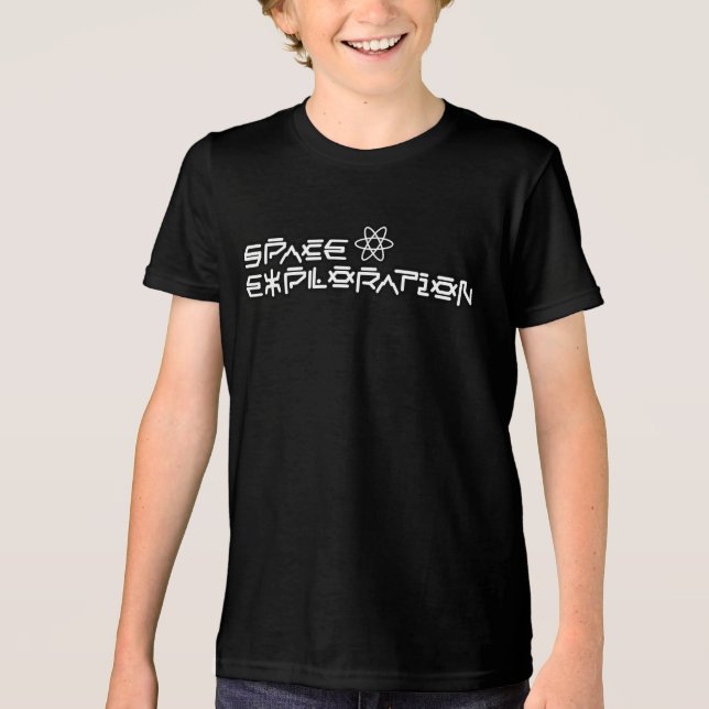 Camiseta Triblenda Arte de graffiti de exploración espacial (Anverso)