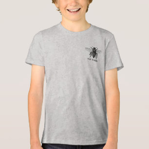 Camiseta Triblenda Arte de ilustración vintage de abeja trabajadora