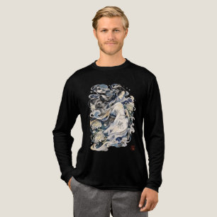 Camiseta Triblenda Arte de la mujer de nieve japonesa   Yokai de invi