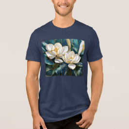 Camiseta Triblenda Arte de Magnolia del Sur