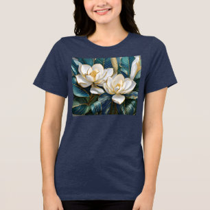 Camiseta Triblenda Arte de Magnolia del Sur