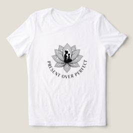 Camiseta Triblenda Arte de mantra de regalo de madre e hijo de loto