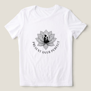 Camiseta Triblenda Arte de mantra de regalo de madre e hijo de loto