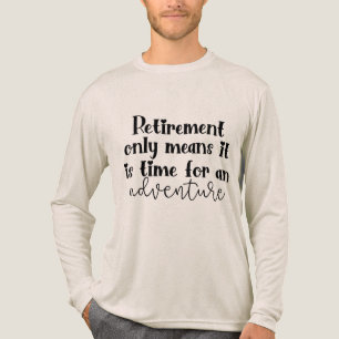 Camiseta Triblenda Arte de palabras de la aventura de retiro de Guay