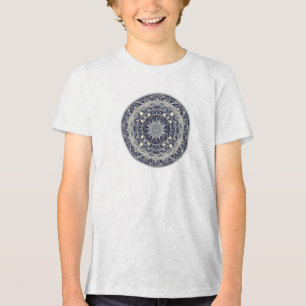 Camiseta Triblenda Arte de Patrón de Estrella de Mandala de Brújula C