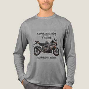 Camiseta Triblenda Arte de pegatina de motocicleta de dos ruedas