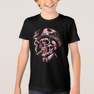 Camiseta Triblenda Arte de puros Calavera Colorida
