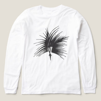 Camiseta Triblenda Arte de tatuaje tribal abstracto blanco negro toca