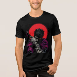 Camiseta Triblenda Arte del Abrazo de la Espada de la Luna Roja del G