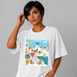 Camiseta Triblenda Arte digital personalizado de viaje de verano con