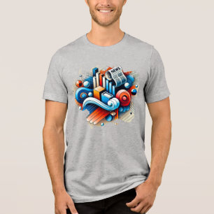 Camiseta Triblenda Arte digital TShirt - Energía cromática