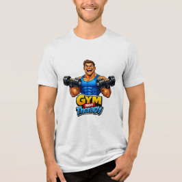 Camiseta Triblenda Arte divertido de estilo de vida de gimnasio – Hum