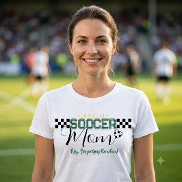 Camiseta Triblenda Arte Divertido de Mamá Oficial de Fútbol Juzgando
