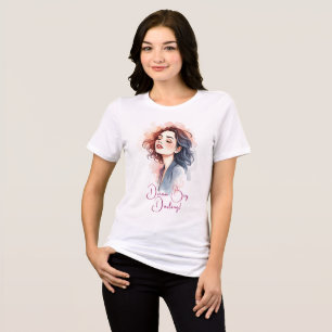 Camiseta Triblenda Arte femenino sofisticado