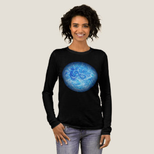 Camiseta Triblenda Arte fluido de marea tranquila 