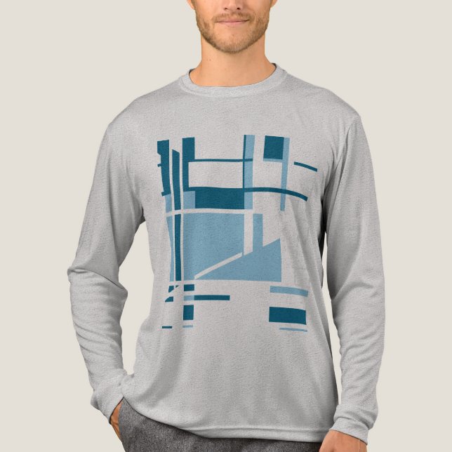 Camiseta Triblenda Arte geométrico de abstracto geométrico inspirado  (Anverso)
