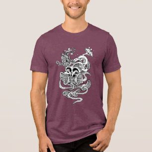 Camiseta Triblenda Arte gráfico abstracto surrealista y extraño