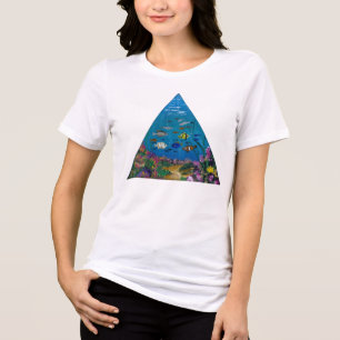 Camiseta Triblenda Arte hecho a mano: profundidades del océano