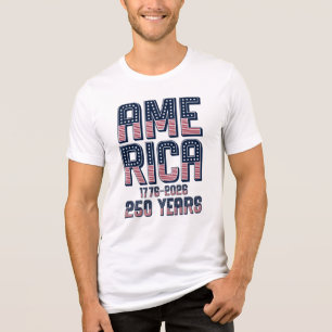 Camiseta Triblenda Arte Patriótico de la Bandera de EE. UU. América 2