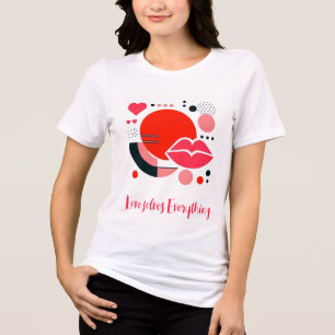 Camiseta Triblenda Arte pop de amor moderno