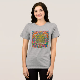 Camiseta Triblenda Arte Popular Abundancia Bold Boho
