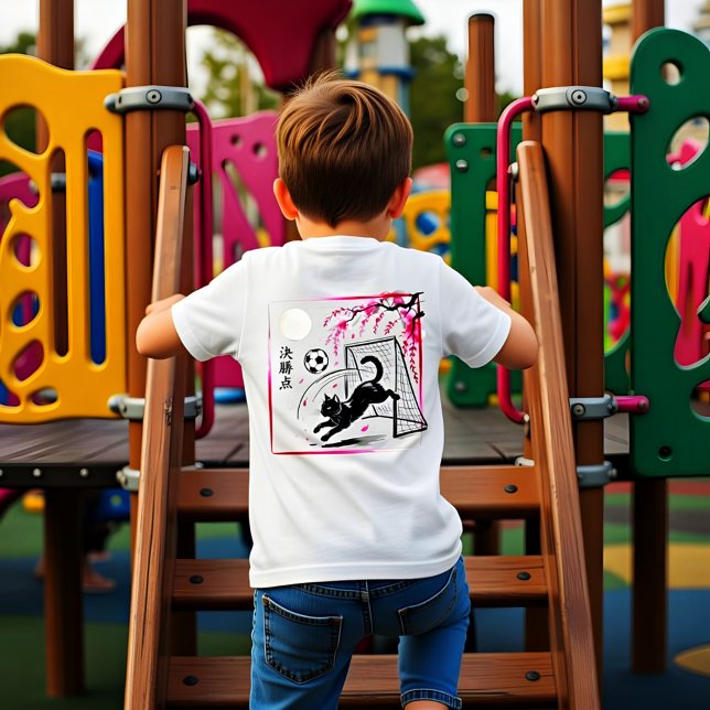 Camiseta Triblenda Artistic Cherry Blossom Cat Soccer For Japanese Ar (Subido por el creador)