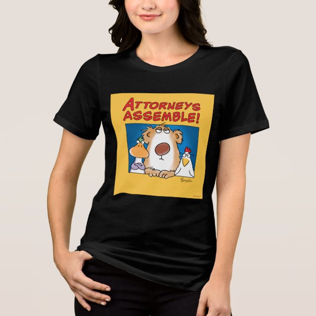 Camiseta Triblenda ASAMBLEA DE FISCALES Sandra Boynton (Anverso)